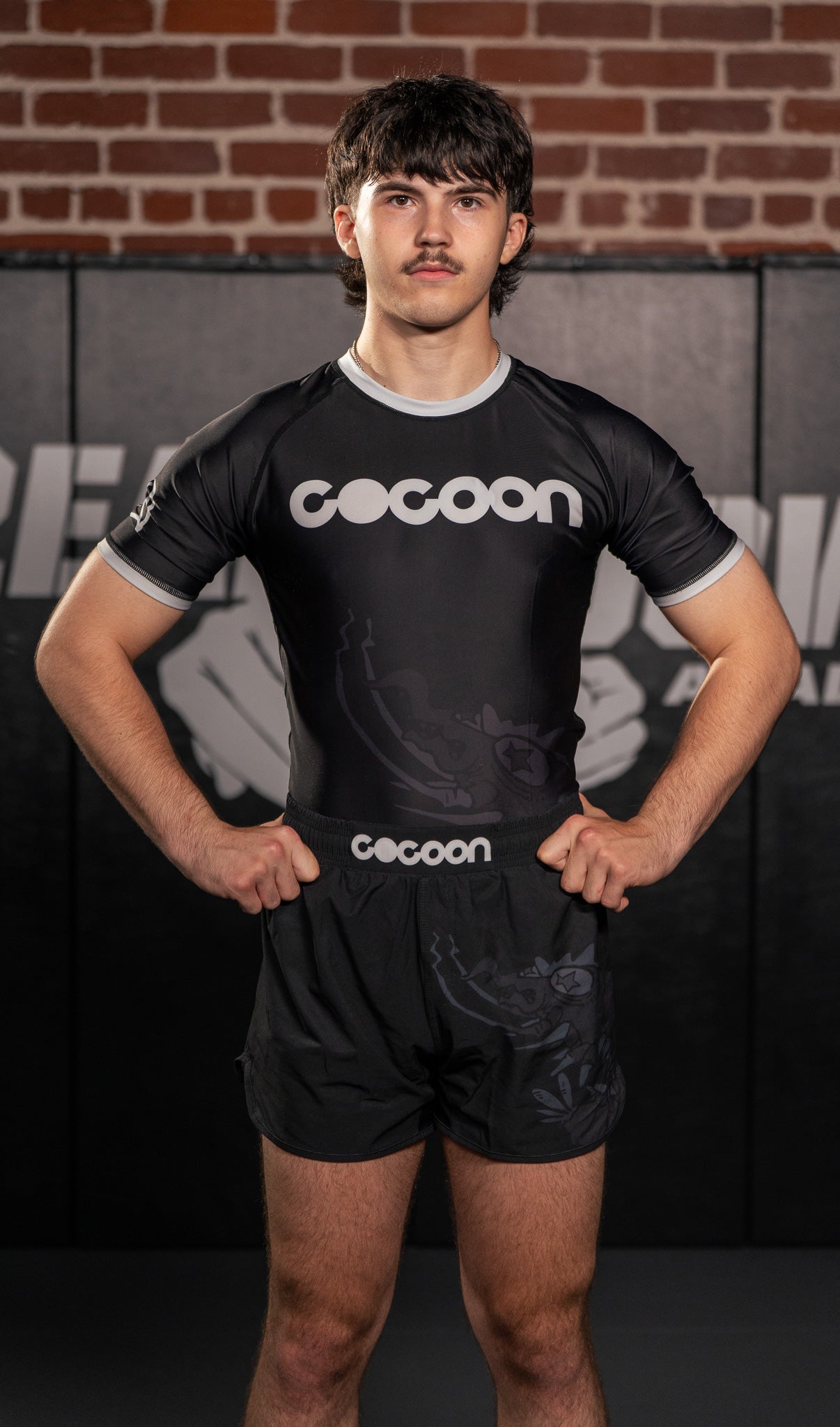 "Shrimp Out" Black Shorts